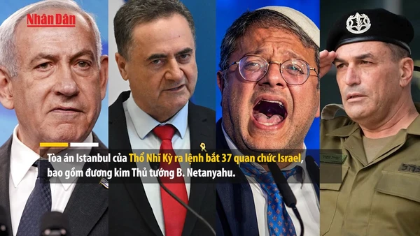 [Video] Thổ Nhĩ Kỳ phát lệnh bắt Thủ tướng Israel B. Netanyahu với cáo buộc diệt chủng 