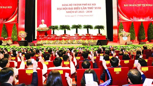 Thi Đua Yêu Nước Trong Giai Đoạn Mới Quang Cảnh Đại Hội Đảng Bộ Thành Phố Hà Nội Lần Thứ 18, Nhiệm Kỳ 2025-2030.