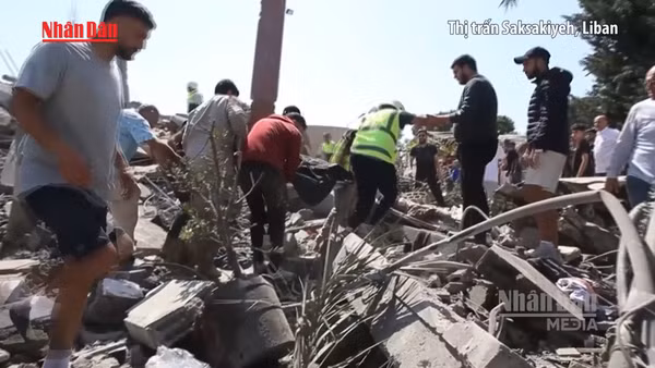 [Video] Israel không kích miền nam Liban, ít nhất 15 người thiệt mạng 