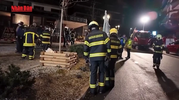 [Video] Nổ hộp đêm lúc giao thừa tại Thụy Sĩ, khoảng 40 người thiệt mạng 