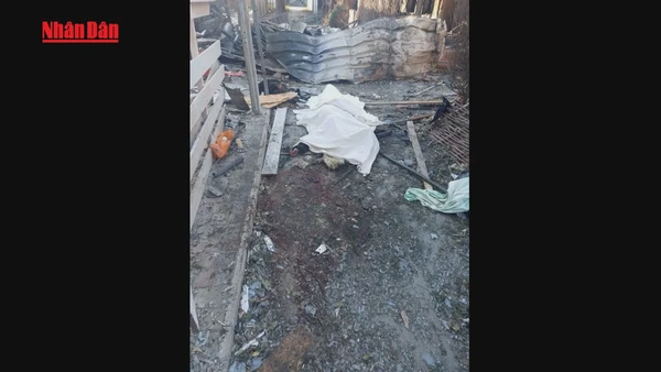 [Video] Nga cáo buộc UAV Ukraine tấn công đêm giao thừa, 24 người thiệt mạng 