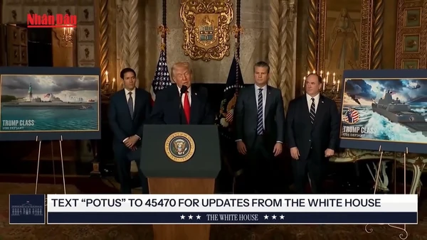 [Video] Tổng thống Mỹ D. Trump đề xuất lớp chiến hạm mang tên “Trump-class" cho hải quân 
