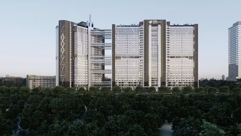 Phối cảnh Bệnh viện quốc tế.