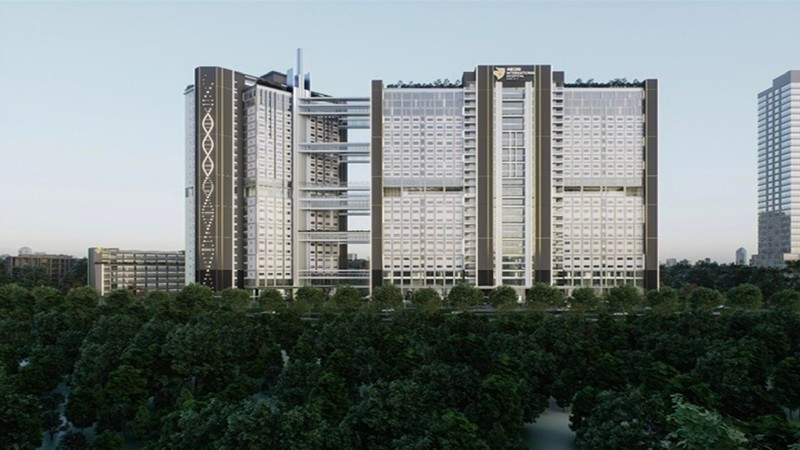 Phối cảnh Bệnh viện quốc tế.