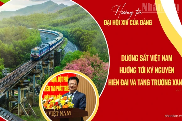 Hướng tới Đại hội đại biểu toàn quốc lần thứ XIV của Đảng, đường sắt Việt Nam đang đứng trước “thời điểm vàng” với những dự án mang tầm vóc lịch sử, trong đó có đường sắt tốc độ cao bắc-nam và các tuyến kết nối liên vùng, liên vận quốc tế.