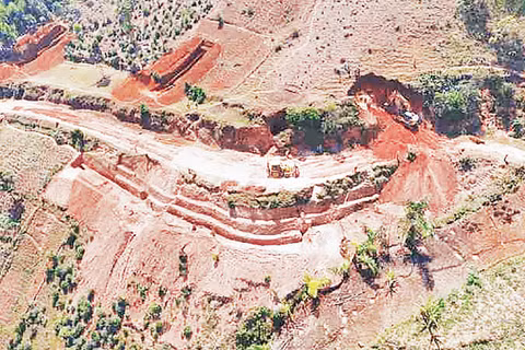 Mỏ của Rainbow Rare Earths ở Phalaborwa.