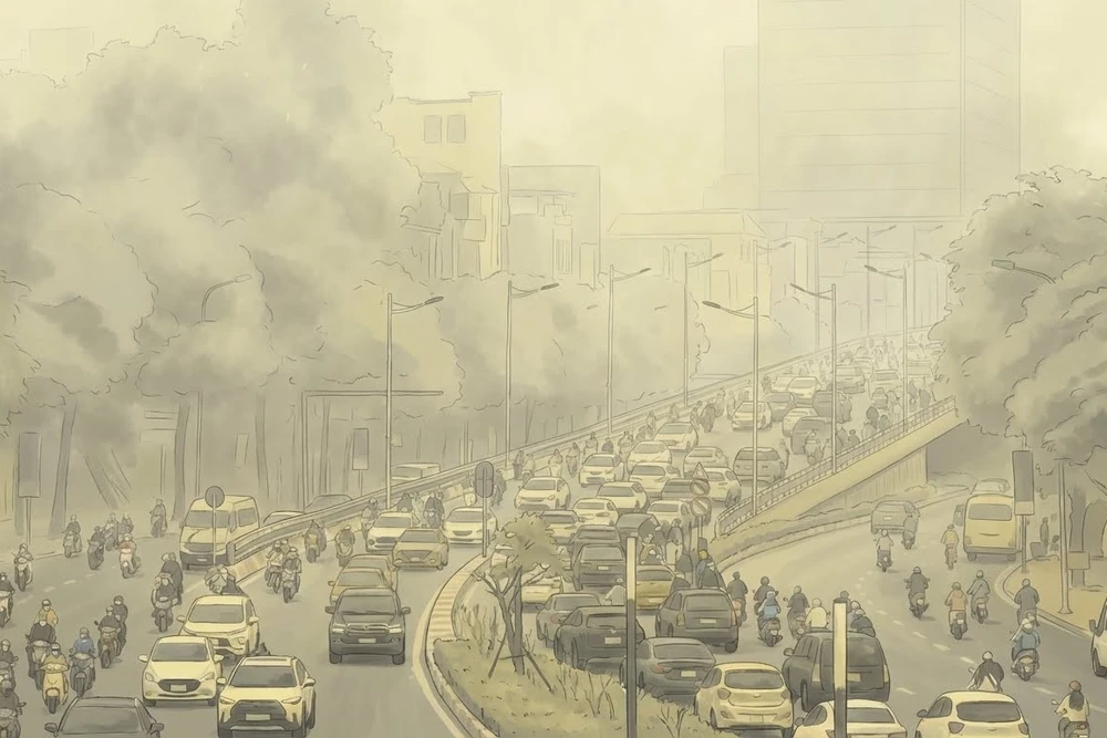 Mùa đông "ngạt thở" ở Hà Nội