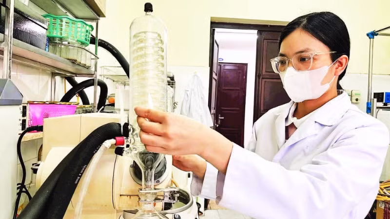 Một hoạt động nghiên cứu tại Viện Hàn lâm Khoa học và Công nghệ Việt Nam.