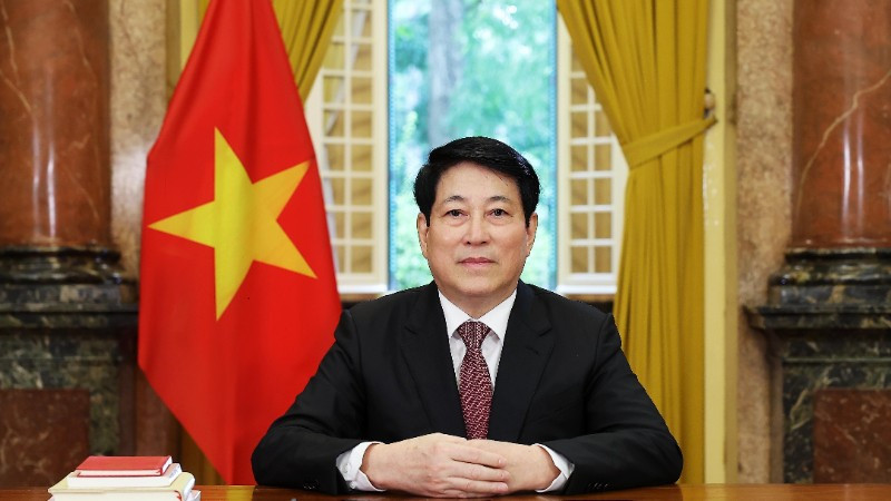 Chủ tịch nước Lương Cường gửi Thông điệp chúc mừng nhân dịp kỷ niệm 80 năm thành lập Liên hợp quốc. (Ảnh: TTXVN)
