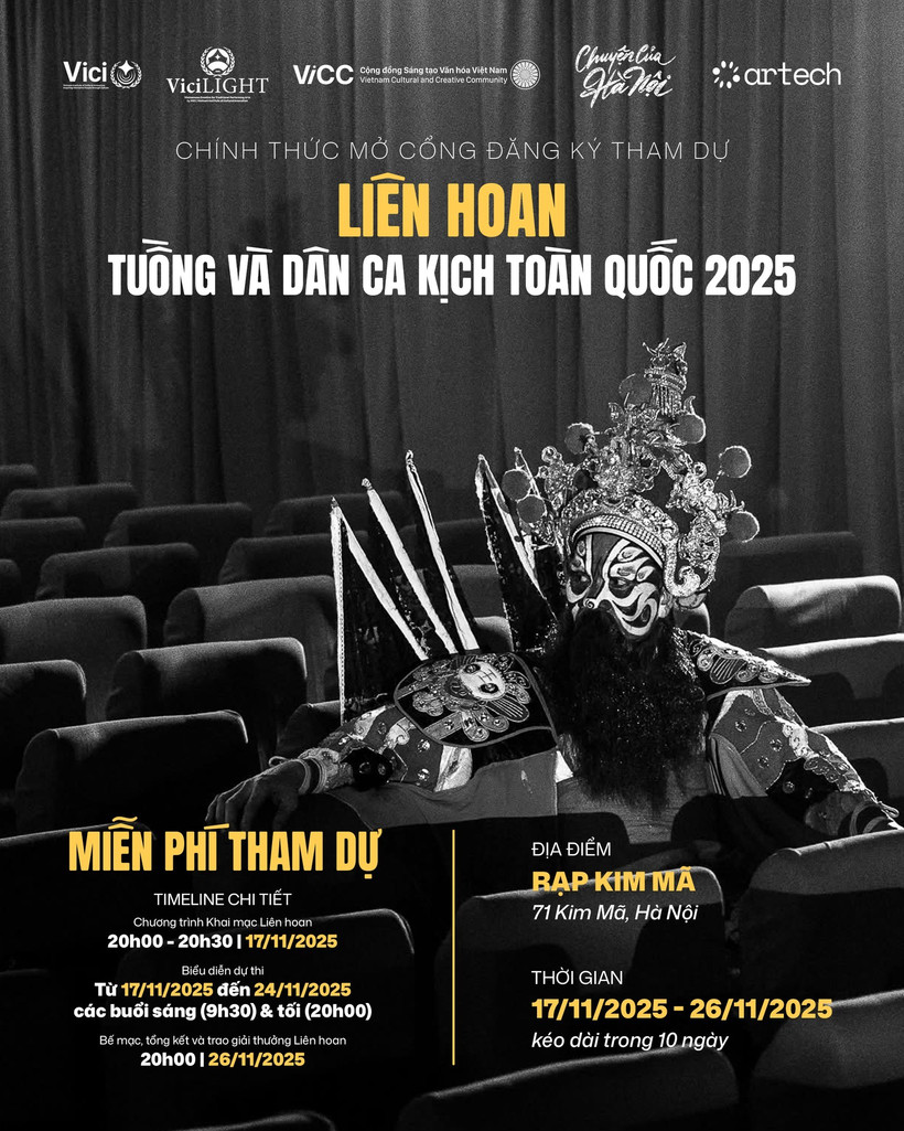Poster giới thiệu Liên hoan.