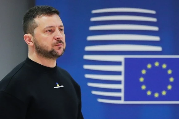 Tổng thống Ukraine Volodymyr Zelensky. (Ảnh: Xinhua)