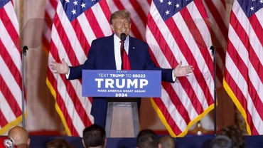 Ông Trump tuyên bố kế hoạch chạy đua vào Nhà trắng năm 2024. (Ảnh: Reuters)