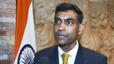Đại sứ Ấn Độ tại Lào Prashant Agarwal. (Nguồn: ANI)