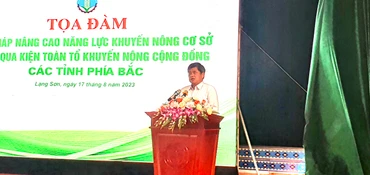 Thứ trưởng Nông nghiệp và Phát triển nông thôn Trần Thanh Nam phát biểu tại buổi tọa đàm.