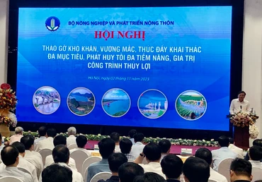 Thứ trưởng Nông nghiệp và Phát triển nông thôn Nguyễn Hoàng Hiệp phát biểu tại hội nghị.