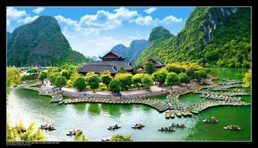 Quần thể danh thắng Tràng An - Di sản Văn hóa và Thiên nhiên thế giới. 