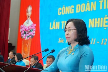 Phó Chủ tịch Tổng Liên đoàn Lao động Việt Nam Thái Thu Xương.
