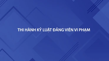 [Video] Đề nghị xem xét, thi hành kỷ luật đảng viên vi phạm 
