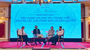 Một Hội thảo chuyên đề do Liên minh Sáng tạo và Giải trí (ACE) phối hợp Bộ Thông tin và Truyền thông tổ chức. (Ảnh: Mỹ Hạnh) 