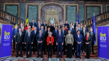 Lễ nhậm chức Chủ tịch Hội đồng Liên minh châu Âu (EU) của Bỉ diễn ra chiều 5/1 tại Brussels. (Nguồn: European Commission)