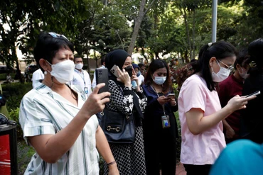Theo BMKG, trận động đất có độ lớn 5,6. (Ảnh: Reuters)
