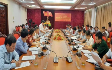 Các đại biểu tại buổi làm việc.