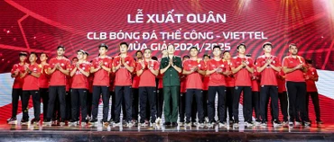 Đội hình CLB Thể Công-Viettel tham dự mùa giải mới sẽ gồm 29 cầu thủ kể cả ngoại binh.