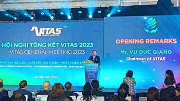 Chủ tịch Vitas Vũ Đức Giang phát biểu khai mạc hội nghị