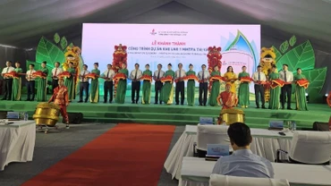 Cắt băng khánh thành Kho LNG 1 MMTPA Thị Vải, công trình công nghiệp dầu khí cấp đặc biệt .