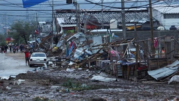 Đường vào khu nghỉ dưỡng nổi tiếng thế giới Acapulco, bang Guerrero, Mexico, ngày 25/10/2023. (Ảnh: Reuters)
