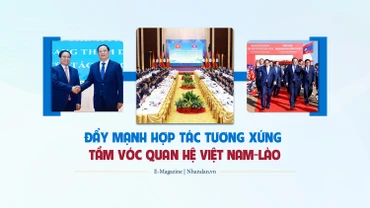 Đẩy mạnh hợp tác tương xứng tầm vóc quan hệ Việt Nam-Lào