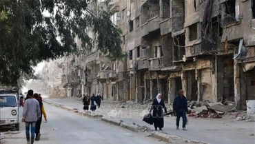 Người dân tại Damascus, Syria. (Ảnh: THX/TTXVN)