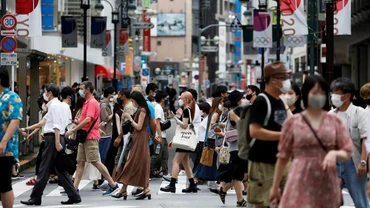 Khu mua sắm Shibuya tại Tokyo, tháng 8/2021. (Ảnh: Reuters)