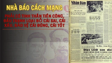 Nhà báo cách mạng phải có tinh thần tiến công, đấu tranh loại bỏ cái sai, cái xấu, bảo vệ cái đúng, cái tốt