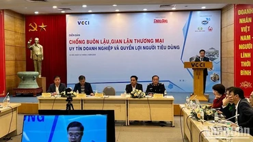 Quang cảnh Diễn đàn "Chống buôn lậu, gian lận thương mại, uy tín doanh nghiệp và quyền lợi người tiêu dùng".