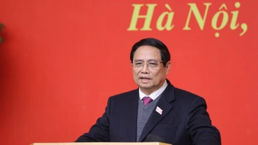 Thủ tướng Chính phủ Phạm Minh Chính, Bí thư Đảng ủy Chính phủ. (Ảnh: VGP)