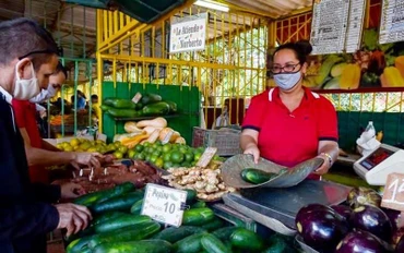 Một góc chợ tại thủ đô La Habana. (Ảnh Granma.cu)