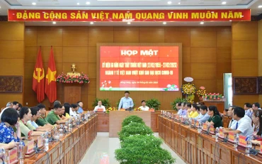 Quang cảnh buổi họp mặt kỷ niệm Ngày Thầy thuốc Việt Nam tại Đồng Tháp.