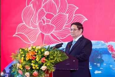 Thủ tướng Phạm Minh Chính phát biểu ý kiến tại Chương trình. (Ảnh: Nhật Bắc/VGP)