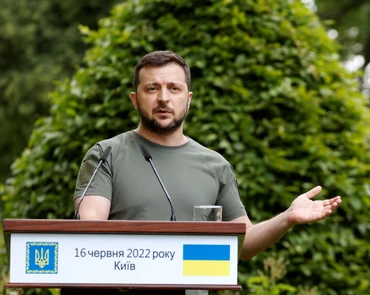 Tổng thống Ukraine Volodymyr Zelensky. (Ảnh: AFP/TTXVN)