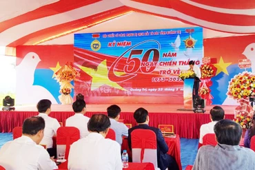 Nguyên Chủ tịch nước Trương Tấn Sang phát biểu tại buổi lễ. 