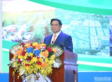 Thủ tướng Phạm Minh Chính phát biểu ý kiến tại Hội nghị.