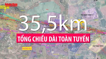 [Video] Hà Nội chốt phương án tuyến đường dài 35,5km kết nối với sân bay Gia Bình