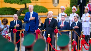 [Ảnh] Lễ đón chính thức Tổng thống Hoa Kỳ Joe Biden 