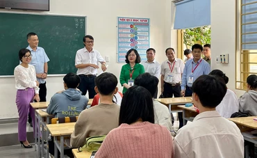 Kiểm tra công tác chuẩn bị cho kỳ thi tốt nghiệp Trung học phổ thông tại Trường THCS-THPT Liên Việt Kon Tum.