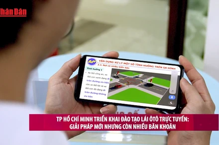[Video] Thành phố Hồ Chí Minh triển khai đào tạo lái ô-tô trực tuyến