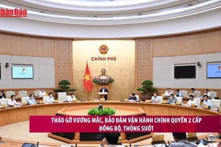 [Video] Tháo gỡ vướng mắc, bảo đảm vận hành chính quyền 2 cấp đồng bộ, thông suốt