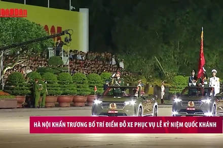 [Video] Hà Nội khẩn trương bố trí điểm đỗ xe phục vụ Lễ kỷ niệm Quốc khánh