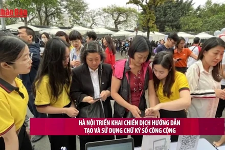 [Video] Hà Nội triển khai chiến dịch hướng dẫn tạo và sử dụng chữ ký số công cộng