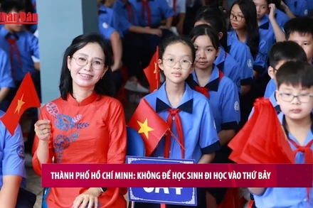 [Video] Thành phố Hồ Chí Minh: Không để học sinh đi học vào thứ bảy 